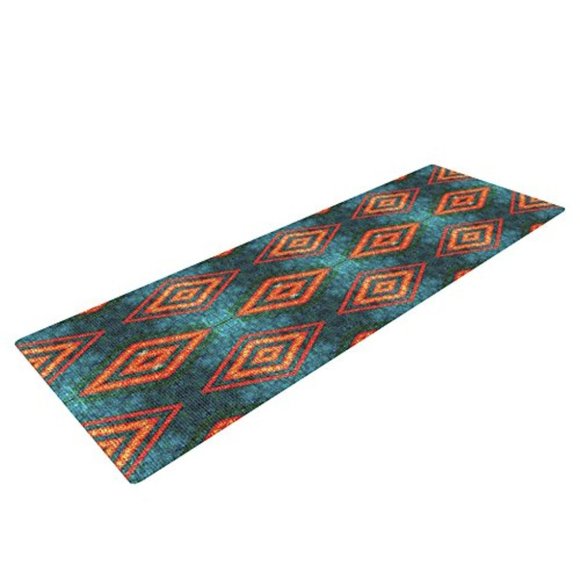 Diamond Sea Exercise Yoga Pilates Mat - Picture 1 of 1
